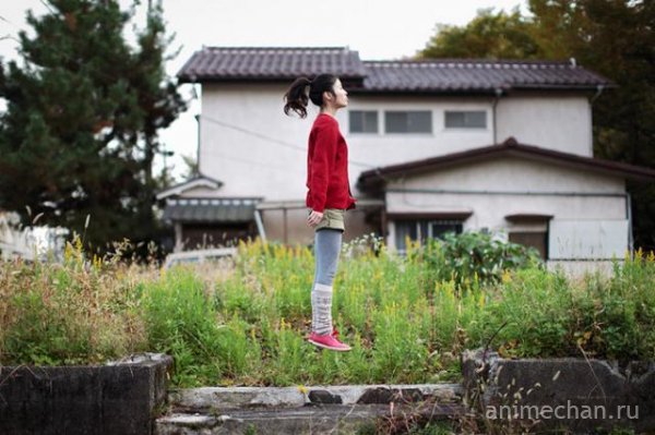 "Парящие" фотопортреты прекрасной девушки Hayashi Natsumi