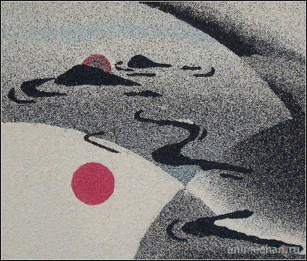 Картины из песка в исполнении Ako Tsubaki
