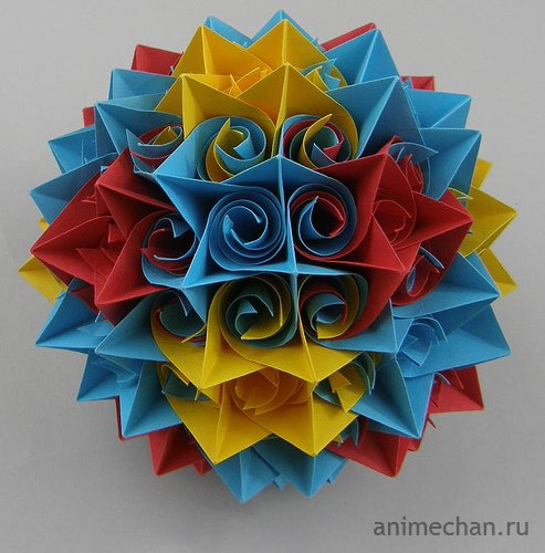 Оригами. Кусудама “Curler”