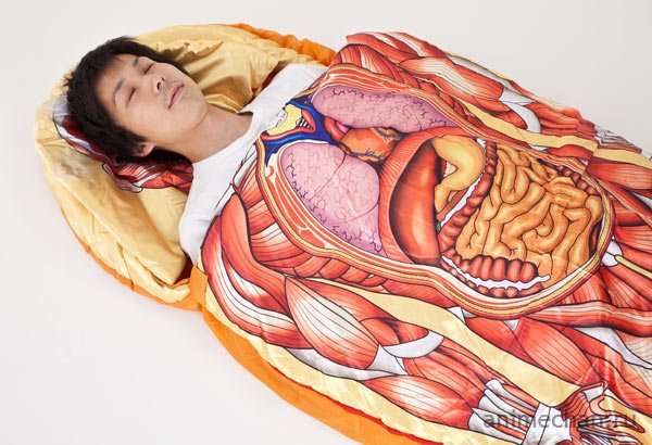 Анатомический спальный мешок