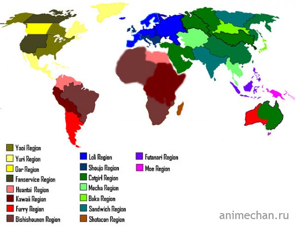 Вот такая вот карта мира