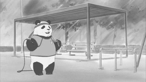Тяжелое упражнение для панды