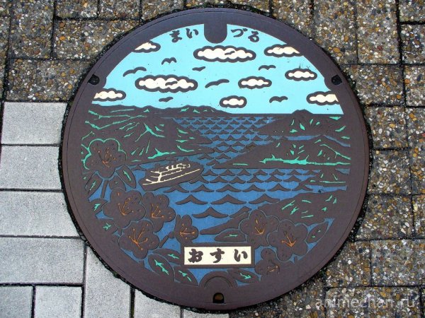 Крышки японских канализационных люков