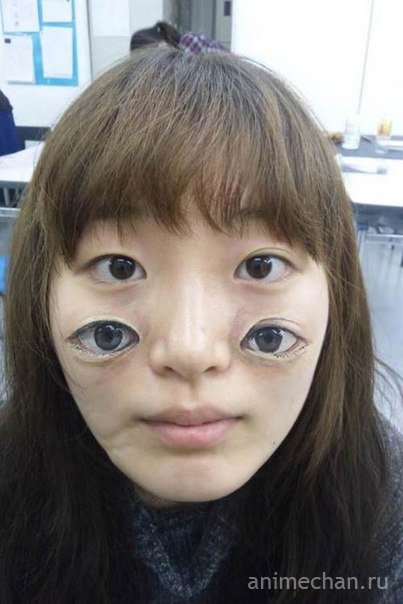 Ужасающе реалистичный боди-арт от японской студентки!