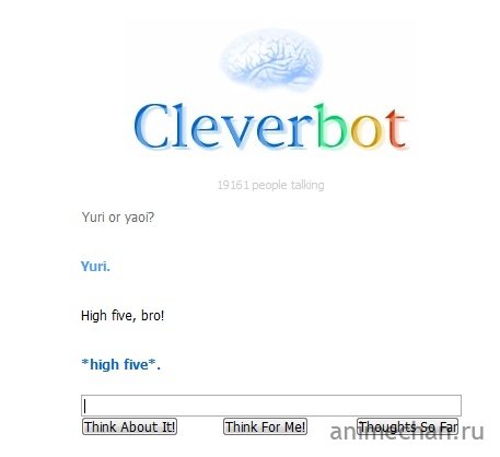 Cleverbot знает толк