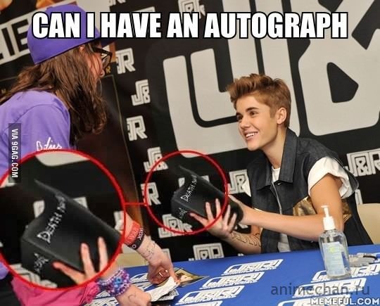 Можно ваш автограф?