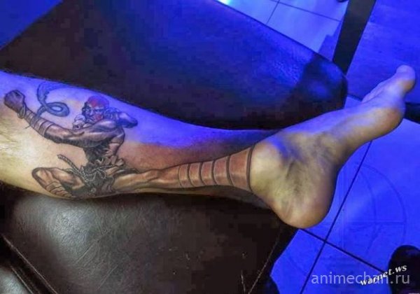 Татуировки в стиле Street fighter