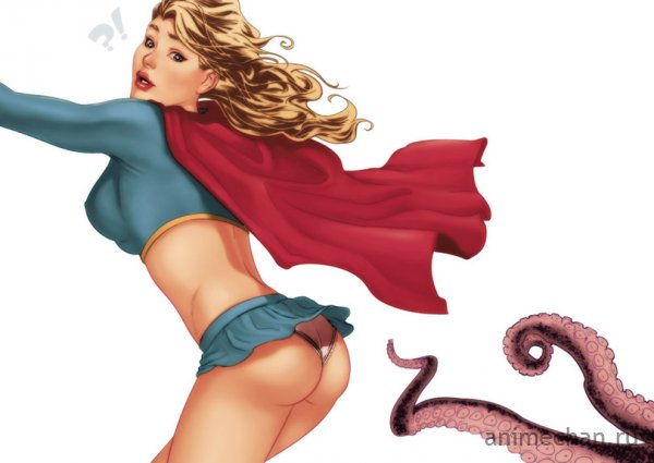Supergirl vs тентакли