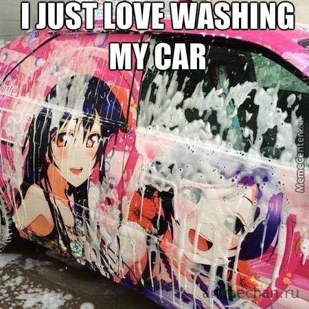 Я просто люблю мыть свою машину))