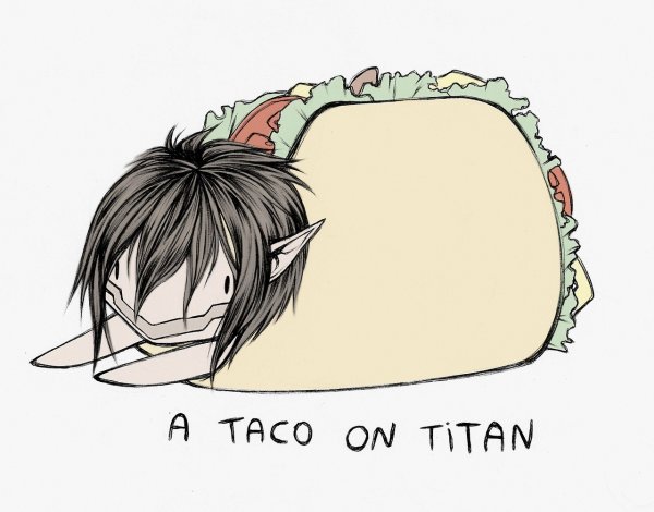 A taco on titan