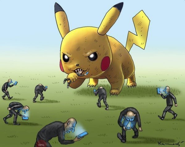 Не подозревая, играя в Pokemon GO!