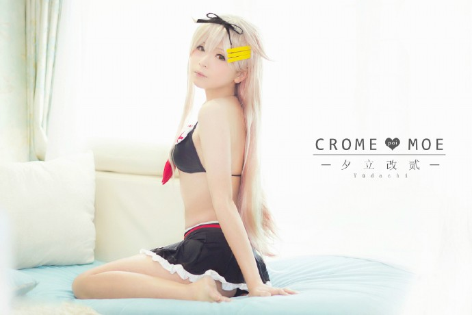 Crome Moe - Yuudachi (KanColle) cosplay