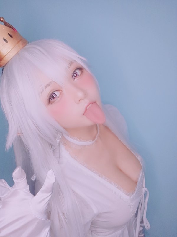 Princess King Boo an Bowsette Cosplay by 黑猫猫