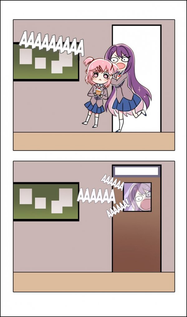Monika strikes again!