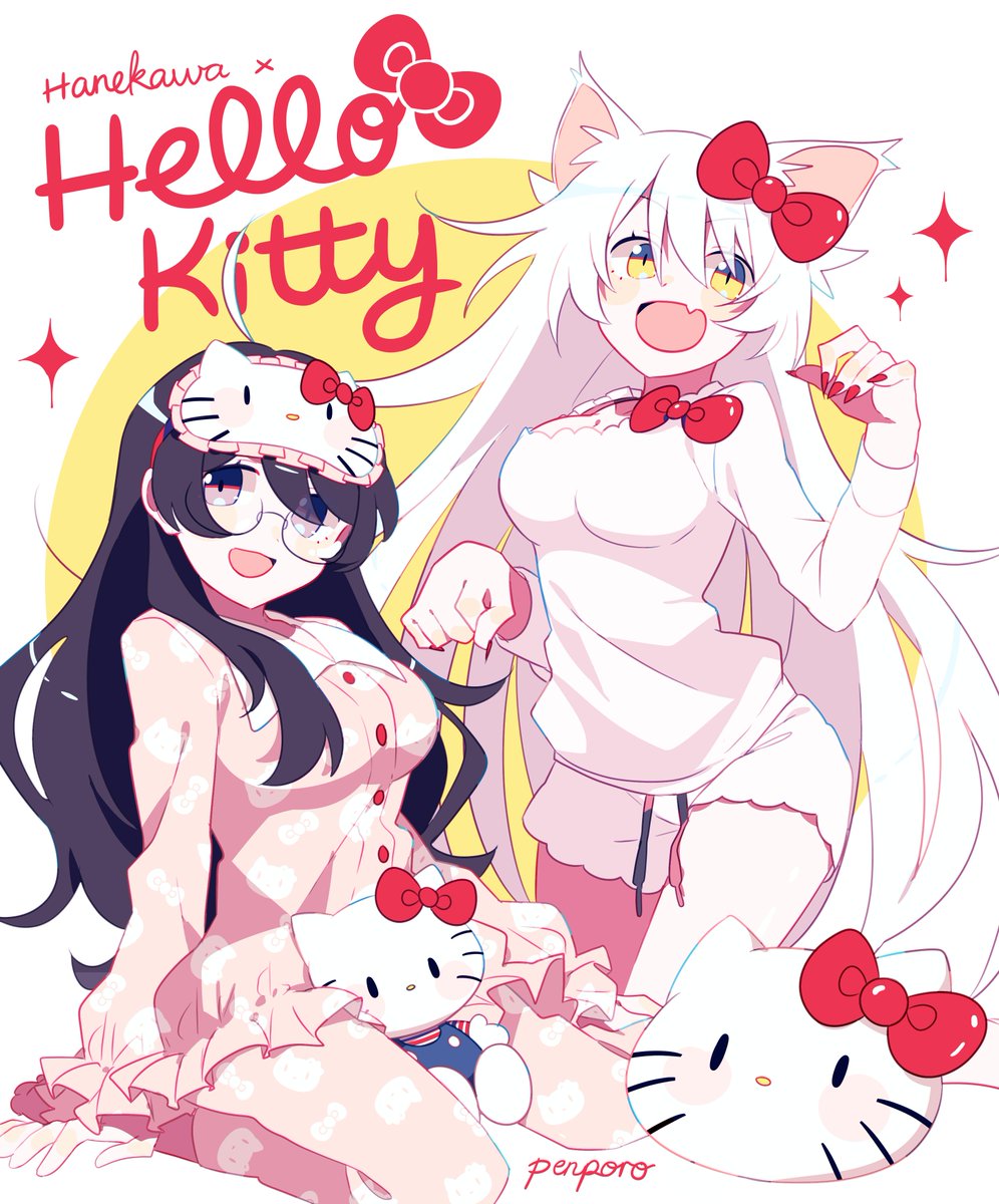 Hanekawa and Hello Kitty