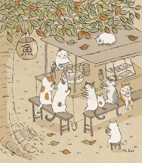 Если бы Японию населяли только кошки