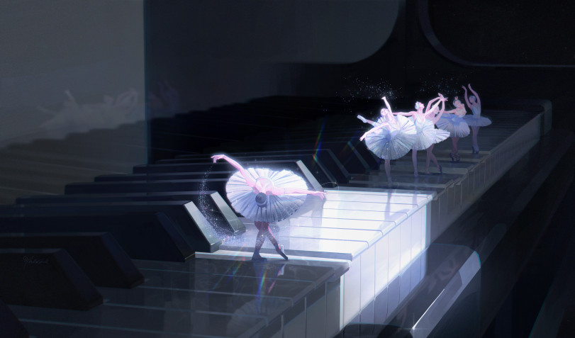 Танец на фортепиано