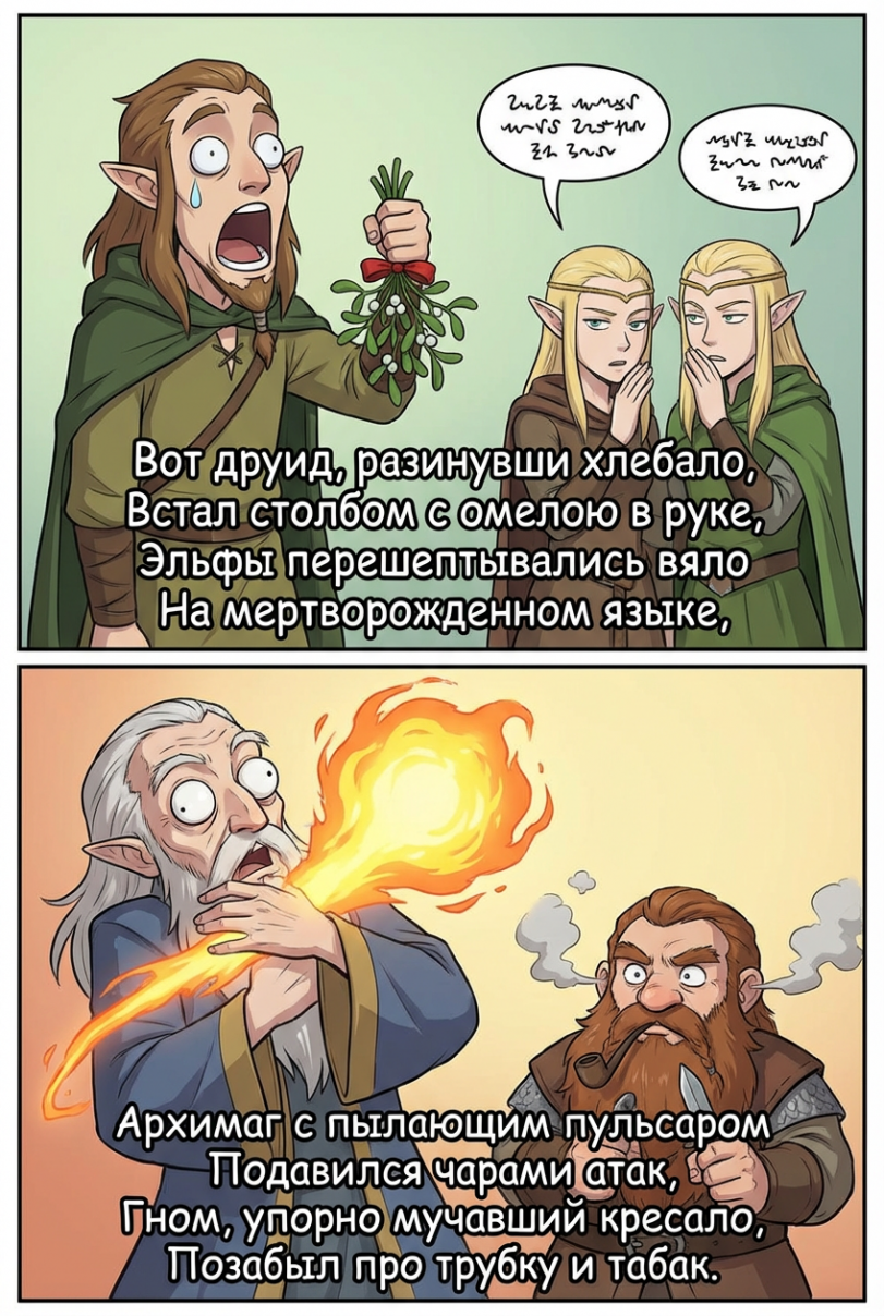 Cага о похождениях прекрасной воительницы Лютиэнь-Марии-Анжелики-Арвен-Эстебан-Желтофиоль.