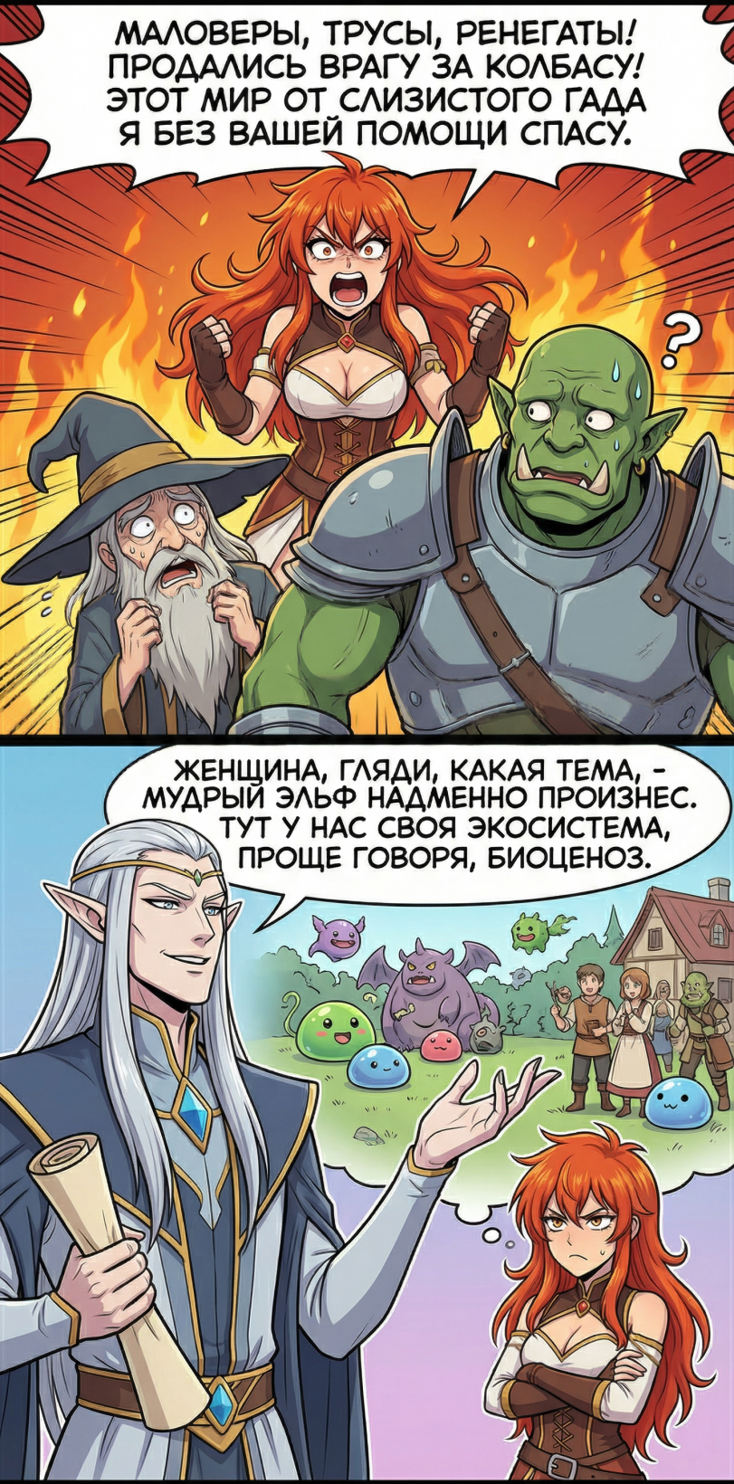 Cага о похождениях прекрасной воительницы Лютиэнь-Марии-Анжелики-Арвен-Эстебан-Желтофиоль.