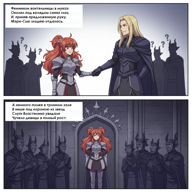 Cага о похождениях прекрасной воительницы Лютиэнь-Марии-Анжелики-Арвен-Эстебан-Желтофиоль.