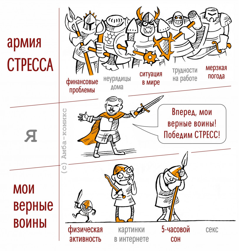 Против стресса.