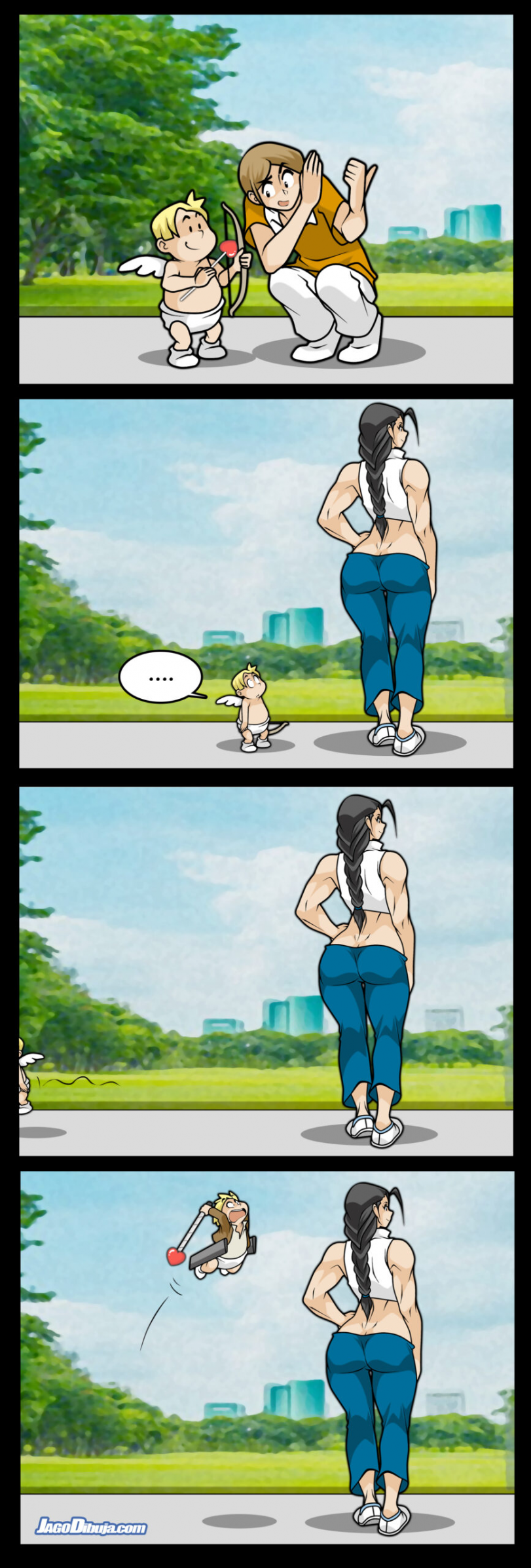 Sind Sie das Essen? Nein, wir sind der Jäger! Feuerroter Pfeil und Bogen