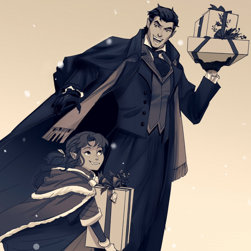 Вампир и его дочка.