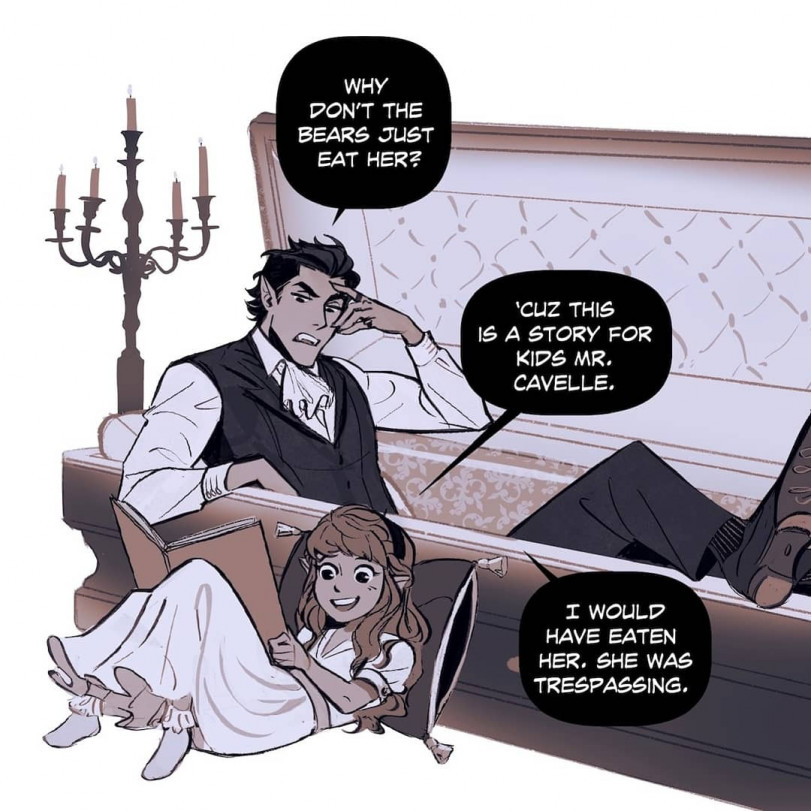 Вампир и его дочка.