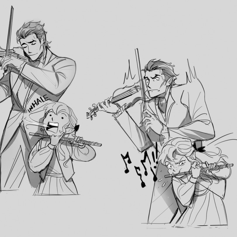 Вампир и его дочка.